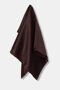 Шелковый шарф Answear.Lab, коричневый