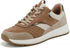 Женские модные кроссовки Vionic Nova - удобные с шнуровкой, с встроенной стелькой с поддержкой свода, которая помогает корректировать пронацию и снимает боль в пятке, вызванную подошвенным фасциитом, средняя ширина, Vapor Charcoal