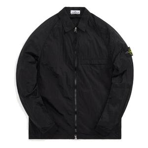 Куртка nylon metal garment dyed over shirt 'black' Stone Island, черный