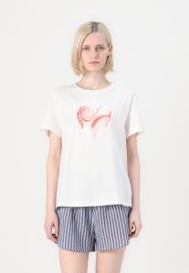 Футболка TOM TAILOR CREW NECK, Off White/Off-White