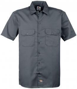Рубашка с короткими рукавами Dickies Short Sleeve Work Shirt, угольный