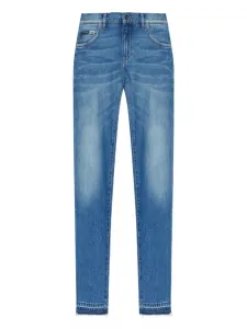 Джинсы с бахромой DOLCE & GABBANA, синий