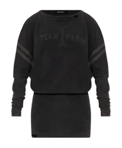 Платье с принтом Misbhv, серый