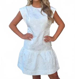 Белое платье с цветочным принтом Карен Jade