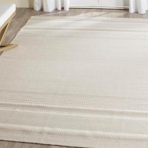 Ковер SAFAVIEH, 122 x 183 см, Kilim Collection, Grey & Ivory, ручная работа, плоское плетение из шерсти, идеально для помещений с высокой проходимостью: прихожая, гостиная, спальня (KLM419B)