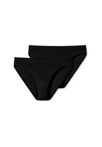 Трусики Тай, 2 шт SCHIESSER, черный