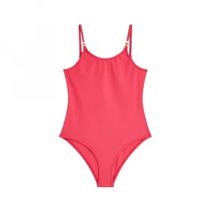 Цельный купальник Sundek для девочек, розовый