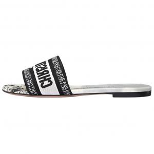 DIOR Dway Slide Slippers Women's White Black
