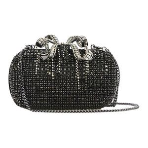 Self-portrait Женская черная маленькая клатч из полиэстера