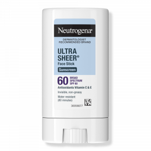 Ультралегкий нежирный солнцезащитный стик для лица с SPF 60 Neutrogena