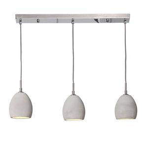 Подвесной светильник Riess-Ambiente CEMENT-COLLECTION III, серый - хром - бетон - 70 x 145 x 12 см