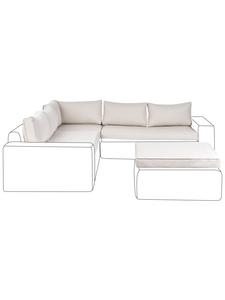 Beliani Набор из 9 наволочек PALERMO белого цвета