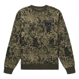 Свитер rain camo crew sweatshirt 'green' Vans, зеленый