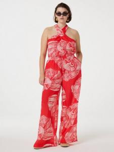 Брюки Brent из органического хлопка с цветочным принтом Fabienne Chapot, Warm White/Tropical