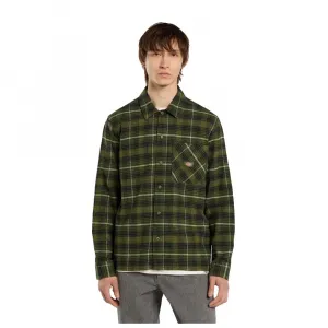 Рубашка с длинным рукавом Dickies Forest Check, зеленый
