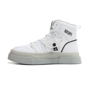 Кроссовки для скейтборда унисекс с высоким берцем белого цвета Nocopy, белый