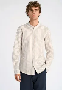 Оксфордская рубашка manderin superflex л/с Lindbergh, Sand