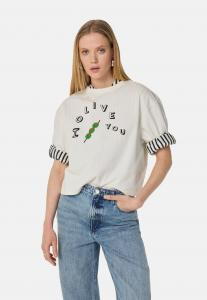 Футболка Fabienne Chapot BENJA, Cream White/Off-White