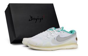 Nike Кроссовки для тенниса Air Zoom Vapor Pro унисекс низкие розово-серые бело-розово-серые, цвет White Pink Gray