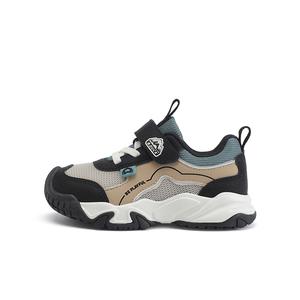 Низкие амортизирующие детские кроссовки для бега B.Duck, черный/бежевый