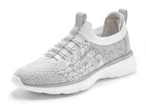 Слипоны LASCANA, серый