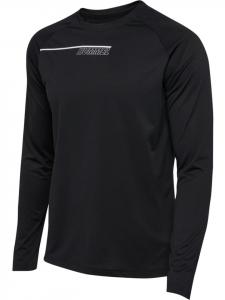 Hummel Футболка «Hmlcourt Light Weight T-Shirt L/S» черного цвета