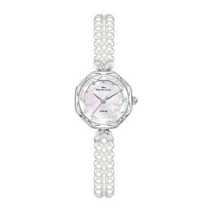 Часы Princess Mermaid Ocean's Heart с кварцевым механизмом, ремешок из сплава, женские часы, циферблат цвета перламутра Disney