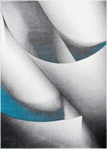 Ковер SAFAVIEH, 275 x 366 см, Hollywood Collection - Grey & Blue, дизайн в стиле Mid-Century Modern, без линьки и простой в уходе, идеален для помещений с высокой проходимостью в гостиной, спальне (HLW716M)