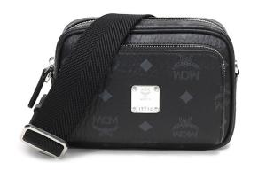 Классическая камера из искусственной кожи Visetos, кросс-боди, наплечная сумка экстра мини унисекс черный MCM