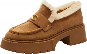 Женские лоферы на платформе COACH Leah, Coconut/Natural