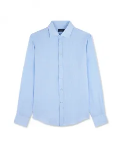 Льняная рубашка J-Fit Paul & Shark, синий