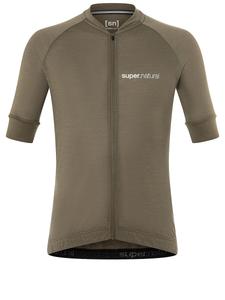 Рубашка super.natural Merino Fahrradtrikot, коричневый