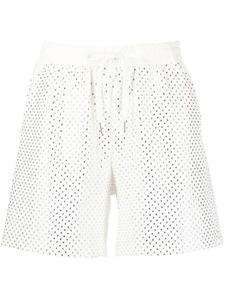 P.A.R.O.S.H. шорты со стразами, белый