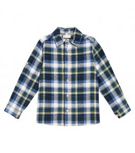 Рубашка nico в клетку из хлопка La Coqueta, синий