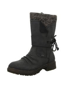 Классические ботильоны серого цвета rieker