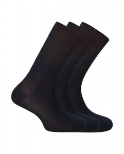 Набор из 3 пар мужских носков из мерсеризованного хлопка темно-синего цвета Punto Blanco