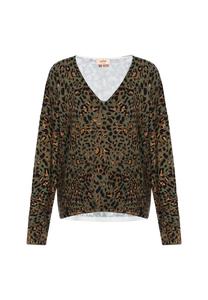 Usha Лонгслив в коричневом, шоколадном цвете