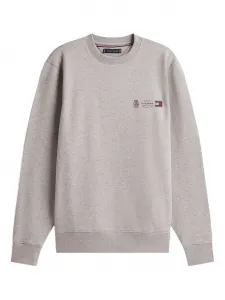 Свитшот с логотипом Tommy Hilfiger, серый