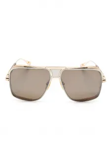 Солнцезащитные очки-пилоты Epiluxury 5 Dita Eyewear, золотой