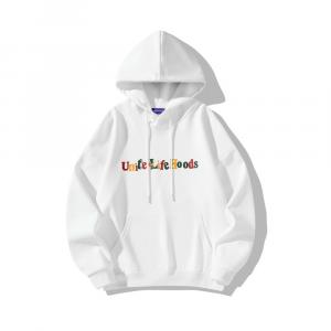 Толстовка Unisex Unite Life HOODS, черная (с флисовой подкладкой и утепленная)