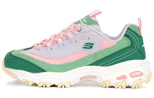 Кроссовки Skechers D'Lites 1.0 Dad Shoes Gs Green/Pink Women's