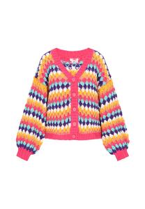 Вязаный кардиган MYMO, розовый