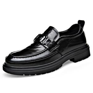 Мужские лоферы YEDANI низкие черные (слипоны)