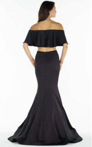 Черное бандо из двух частей с юбкой-русалкой ALYCE PARIS, черный