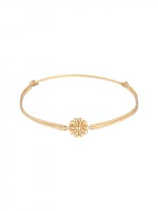 Elli Браслет из серебра 925 пробы с цветком в золоте