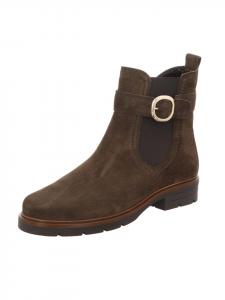 Коричневые ботильоны на шнуровке Gabor