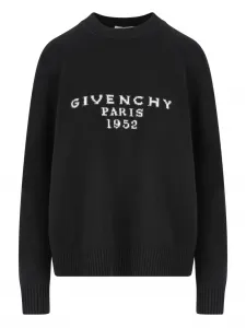 Свитер с интарсией логотипа Givenchy, черный