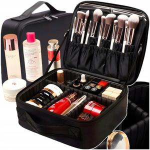 Органайзер для косметички, дорожная сумка, косметичка XL, черный, подарочный Inna marka