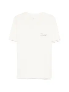 Футболка с принтом текста A.P.C., белый