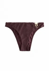 Шоколадные бикини-трусики с высокой посадкой. B By Ted Baker, Chocolate Brown Lurex